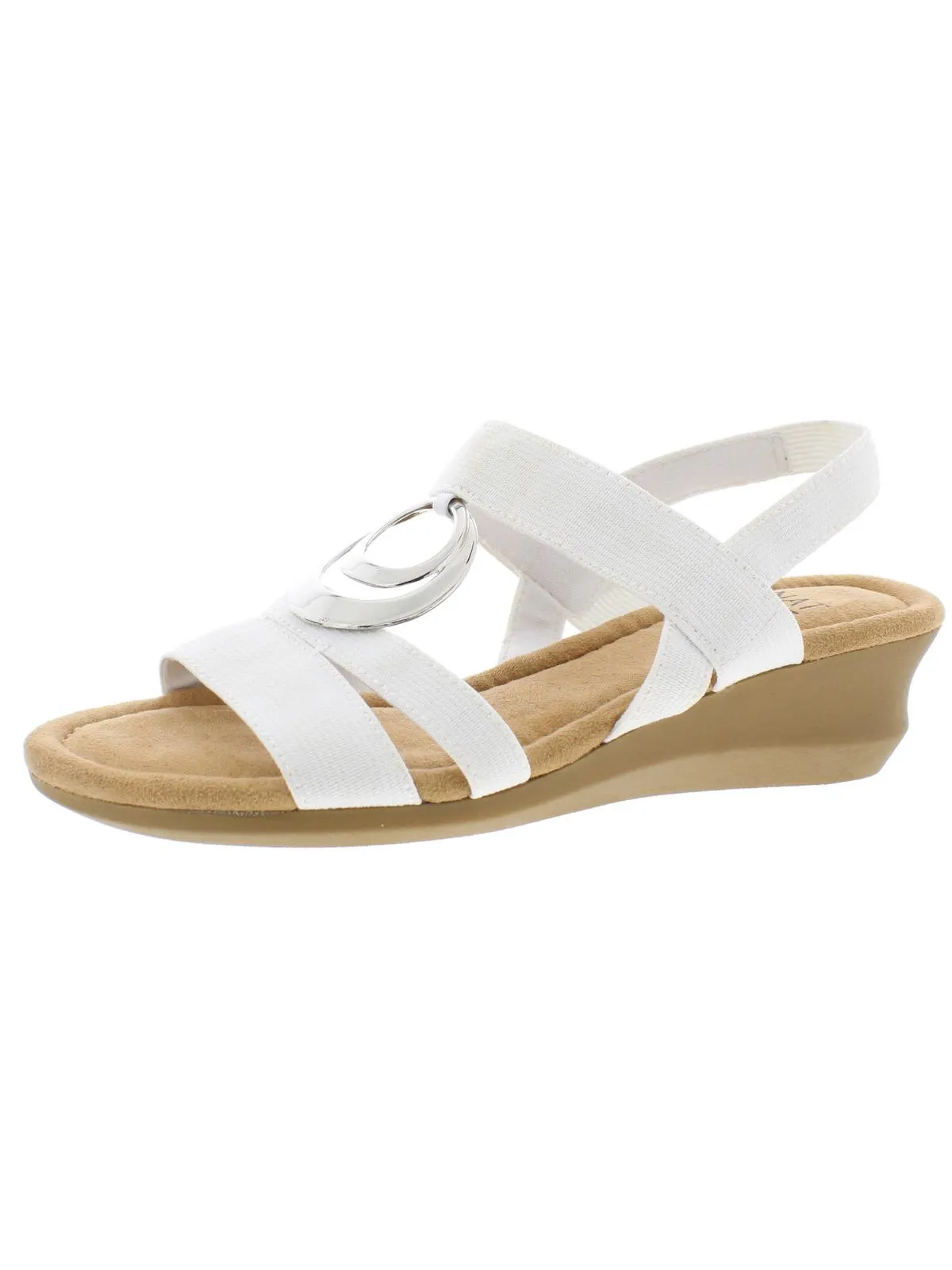 Galaxy Womens Slip On Comfort Wedge Sandals