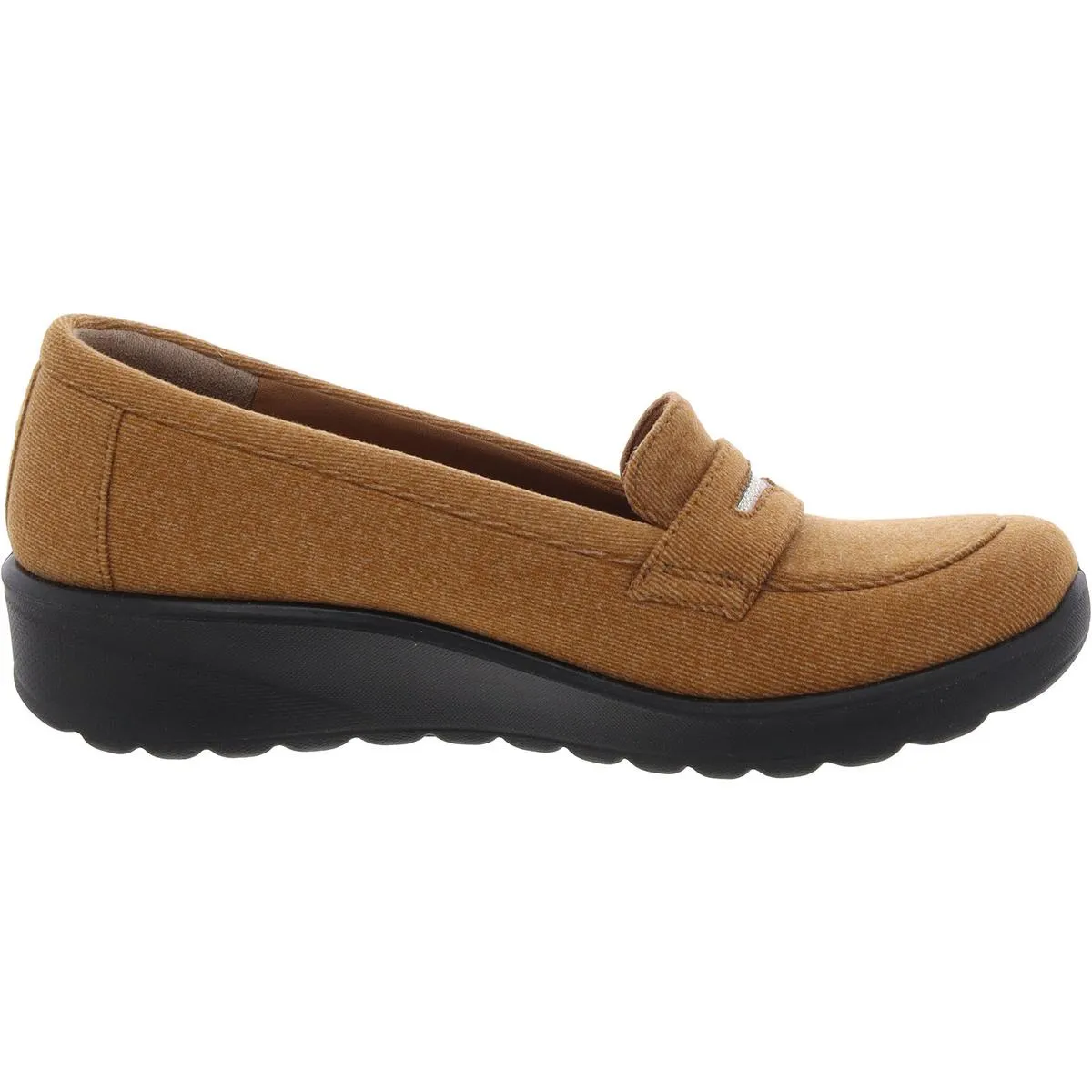 Gamma Womens Comfort Insole Platform Loafers