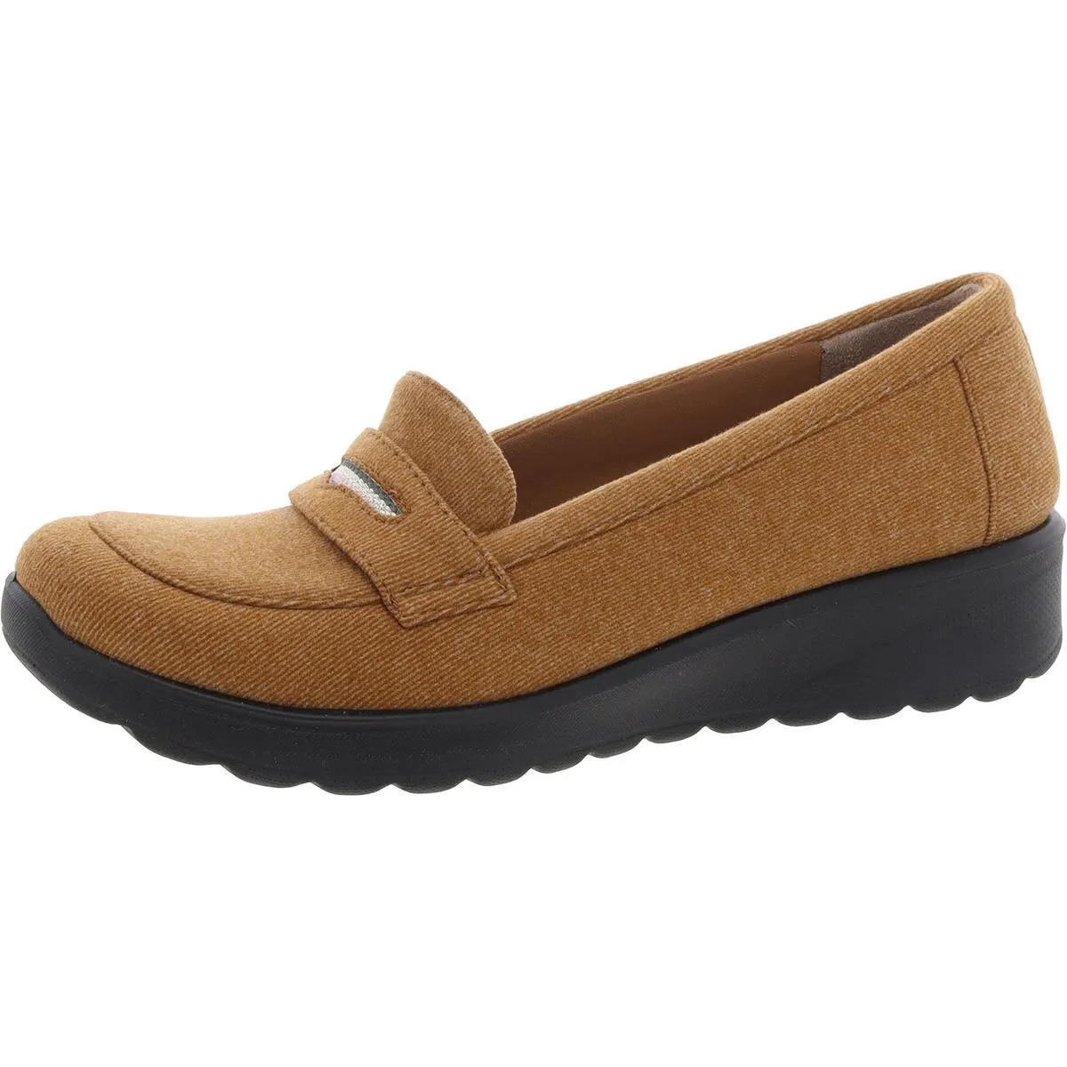 Gamma Womens Comfort Insole Platform Loafers