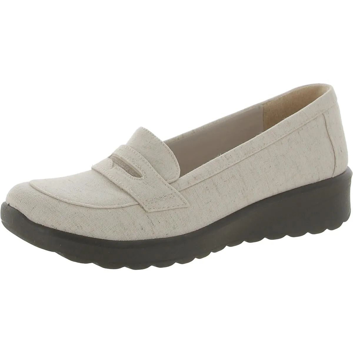Gamma Womens Comfort Insole Platform Loafers