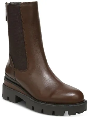 Genia Womens Leather Booties Ankle Boots