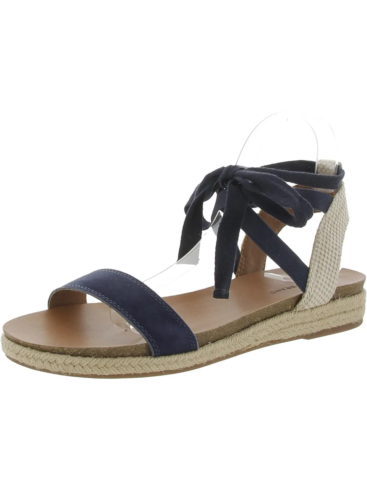 Gennay Womens flat Ankle Strap Espadrilles