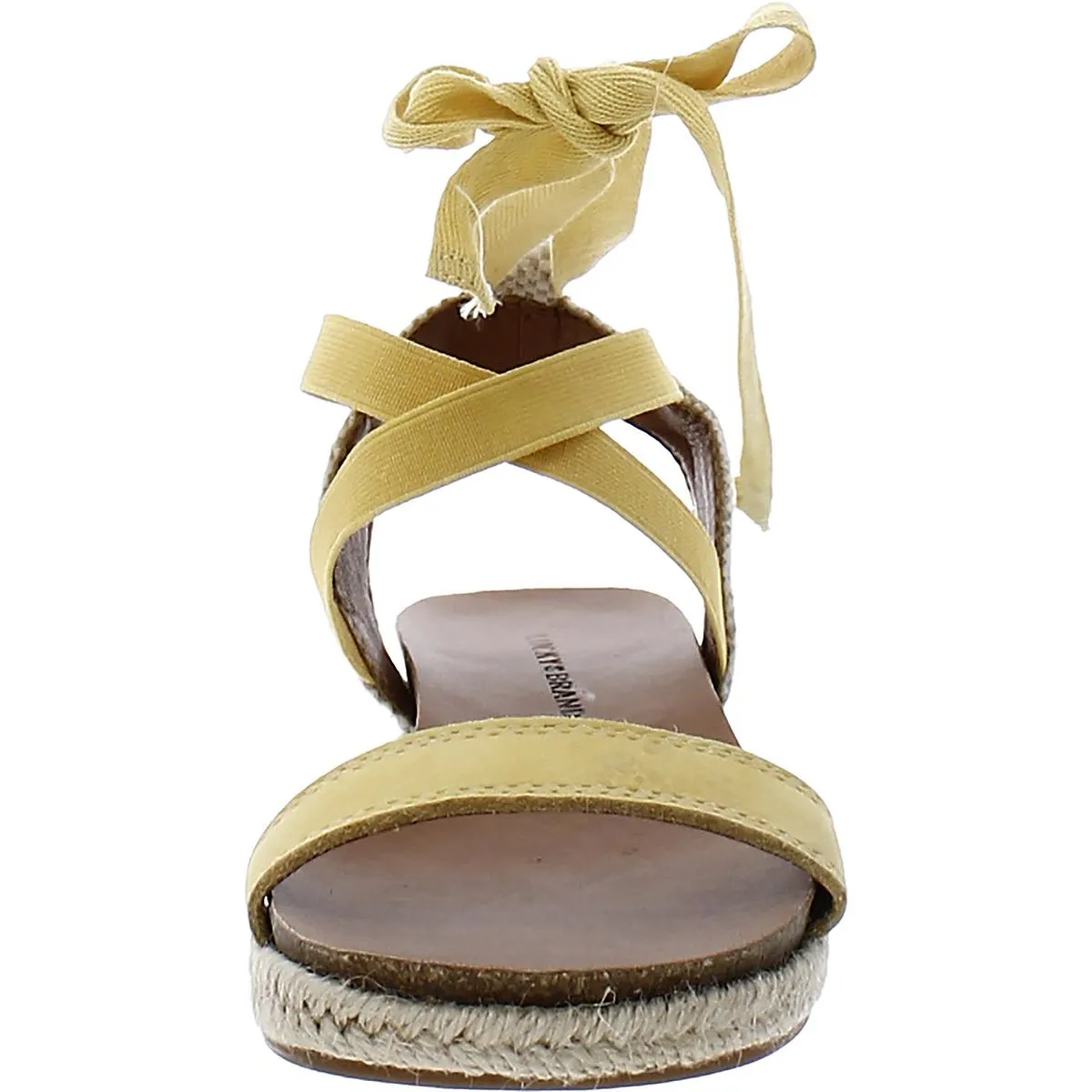 Gennay Womens flat Ankle Strap Espadrilles
