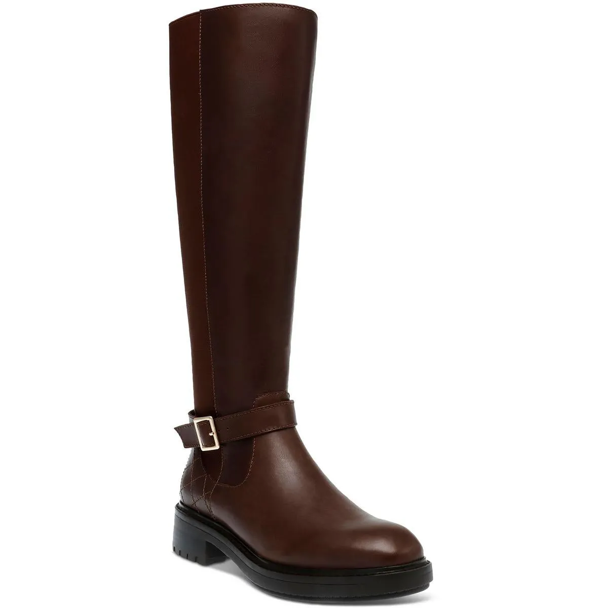 Georgi Womens Leather Tall Knee-High Boots
