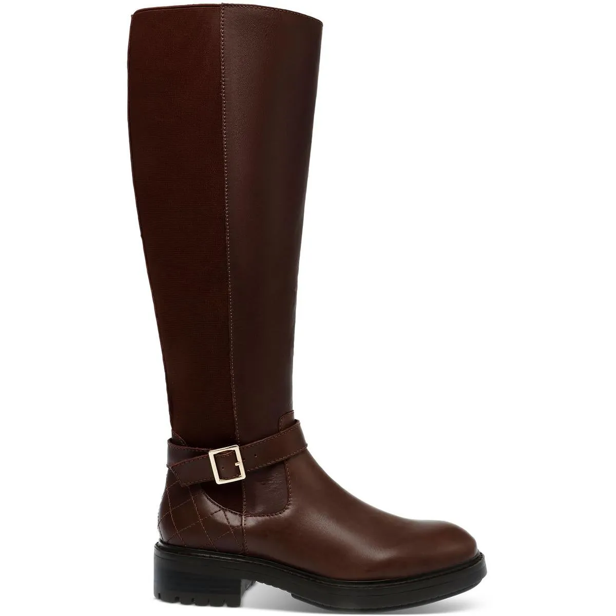 Georgi Womens Leather Tall Knee-High Boots