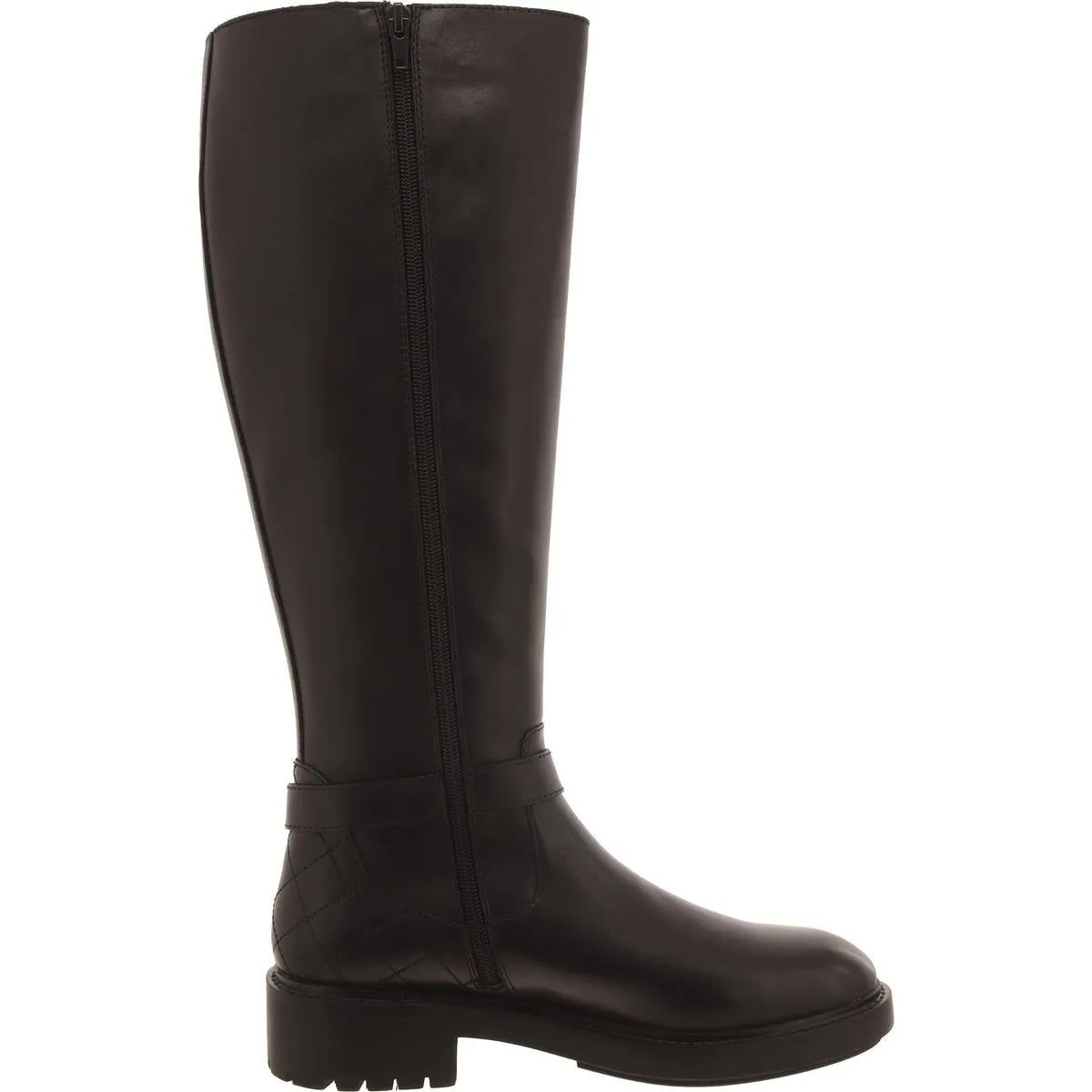 Georgi Womens Leather Tall Knee-High Boots