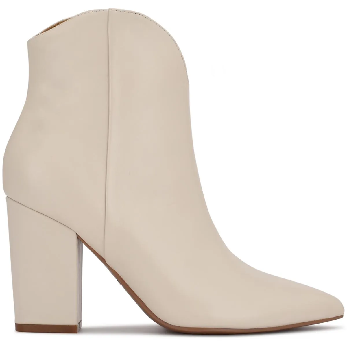 Ghost Womens Zipper Zip Up Ankle Boots