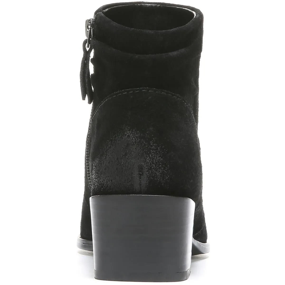 Gina Womens Leather Block Heel Ankle Boots