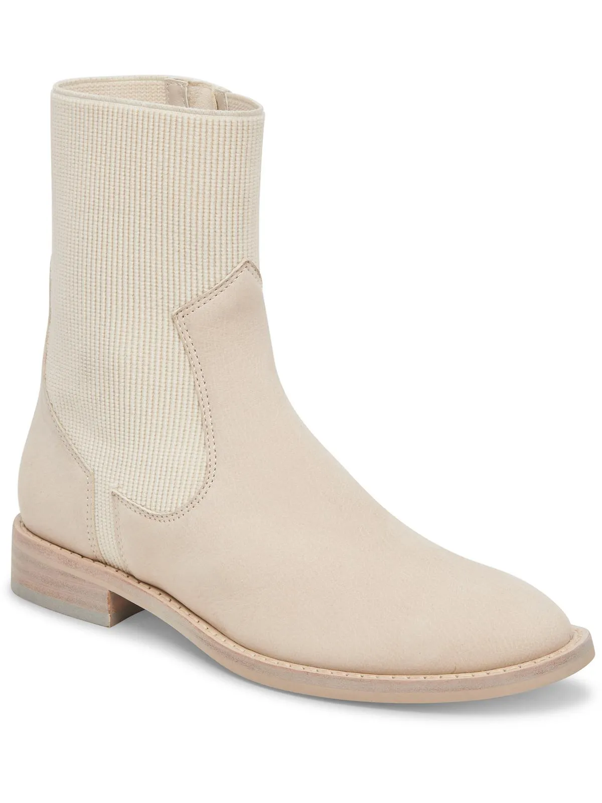 Gineva Womens Ribbed Ankle Chelsea Boots