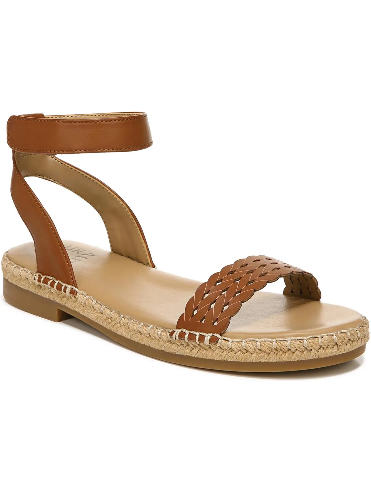 Gionni Womens Faux Leather Slingback Ankle Strap
