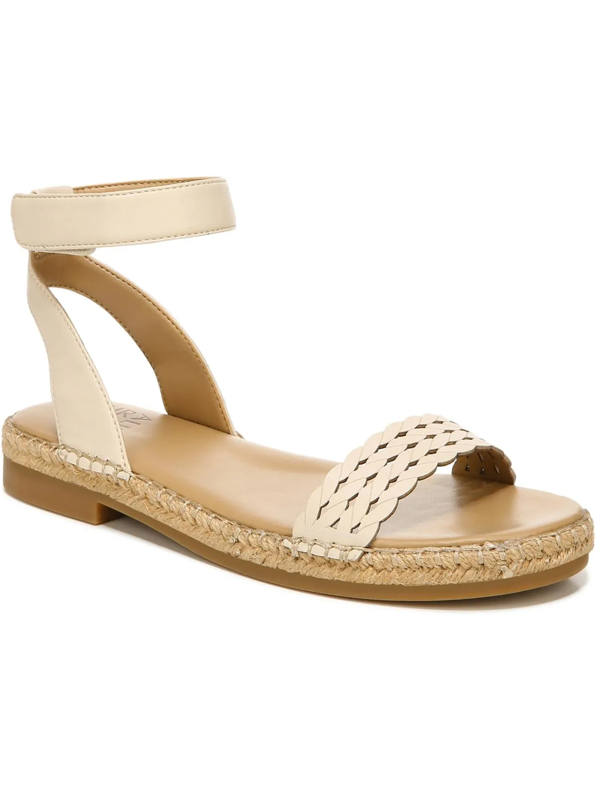 Gionni Womens Faux Leather Slingback Ankle Strap