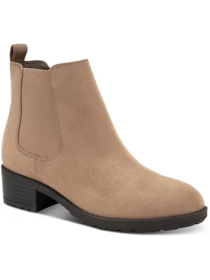 Gladyy Womens Faux Suede Ankle Ankle Boots