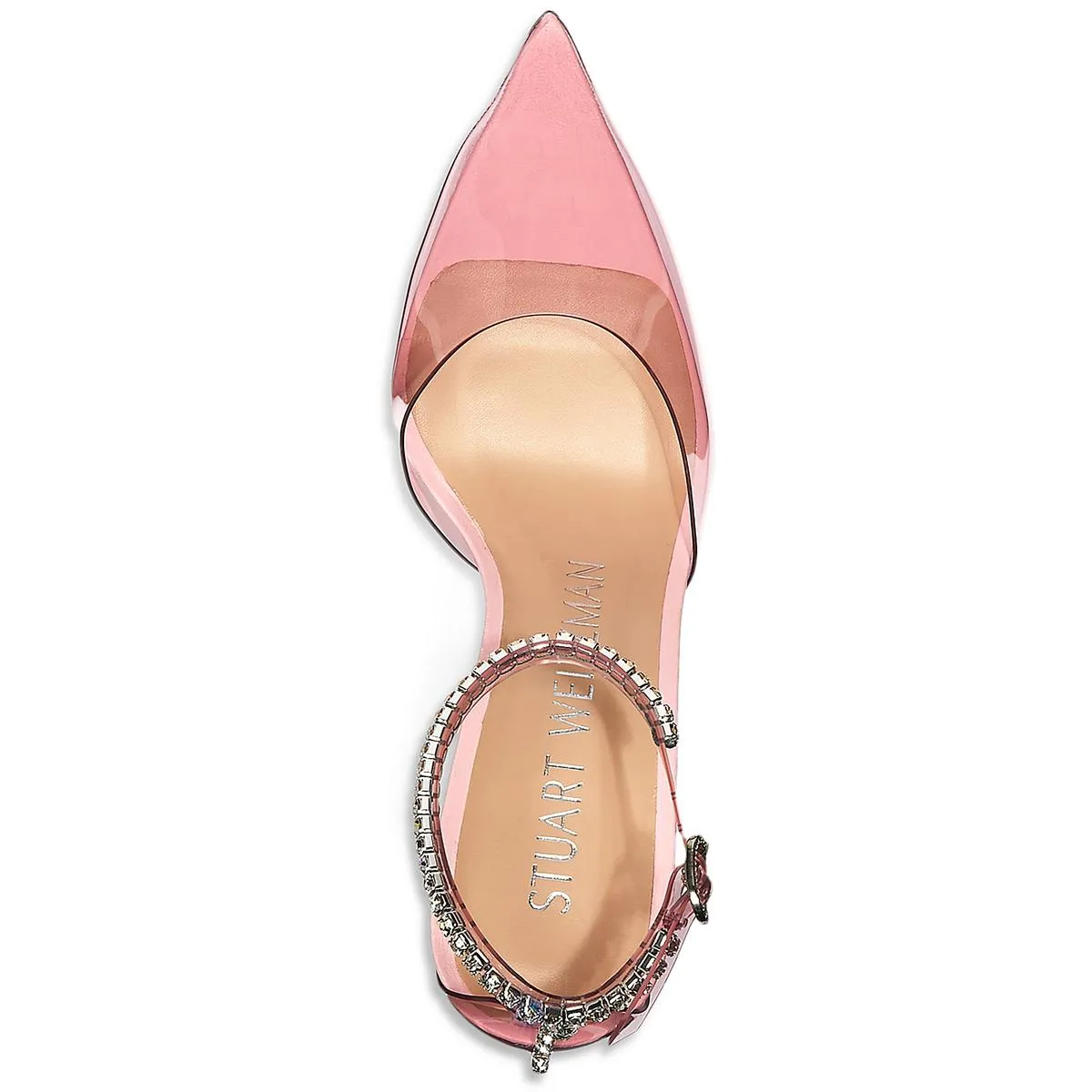 Glam 100  Womens Leather Ankle Strap Pumps