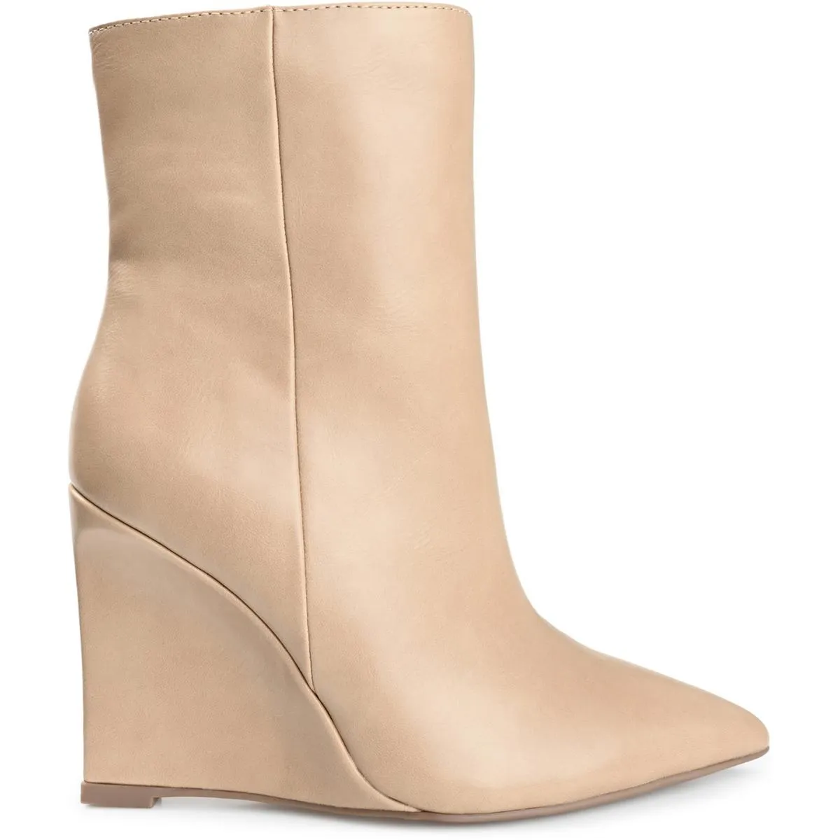 Glorria Womens Faux Leather Ankle Boots
