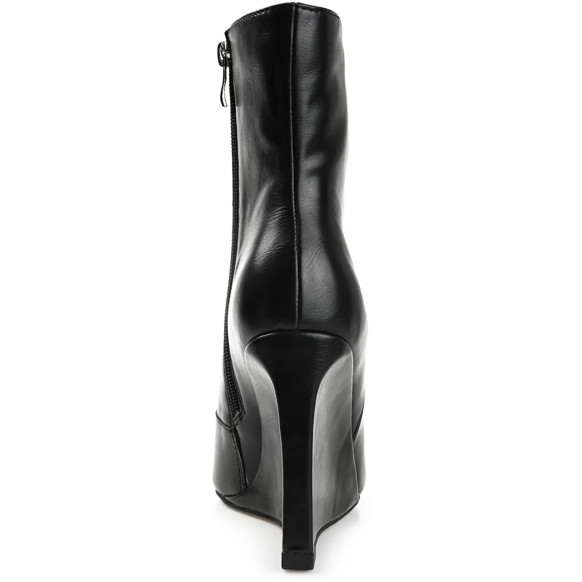 Glorria Womens Faux Leather Ankle Boots