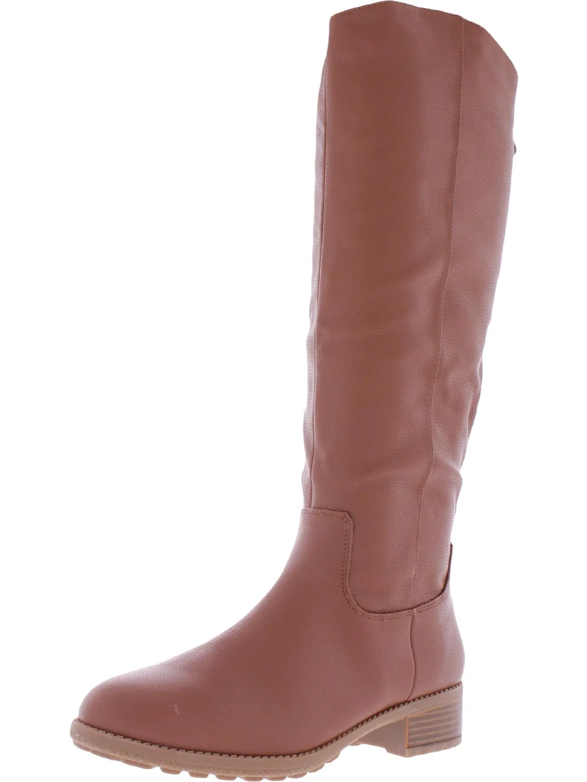 Graciee Womens Faux Leather Tall Knee-High Boots