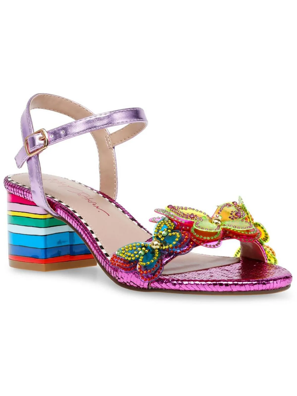 Guner Womens Ankle Strap Heels