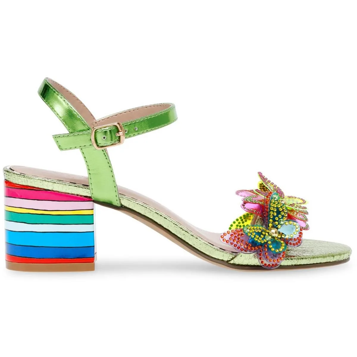 Guner Womens Ankle Strap Heels