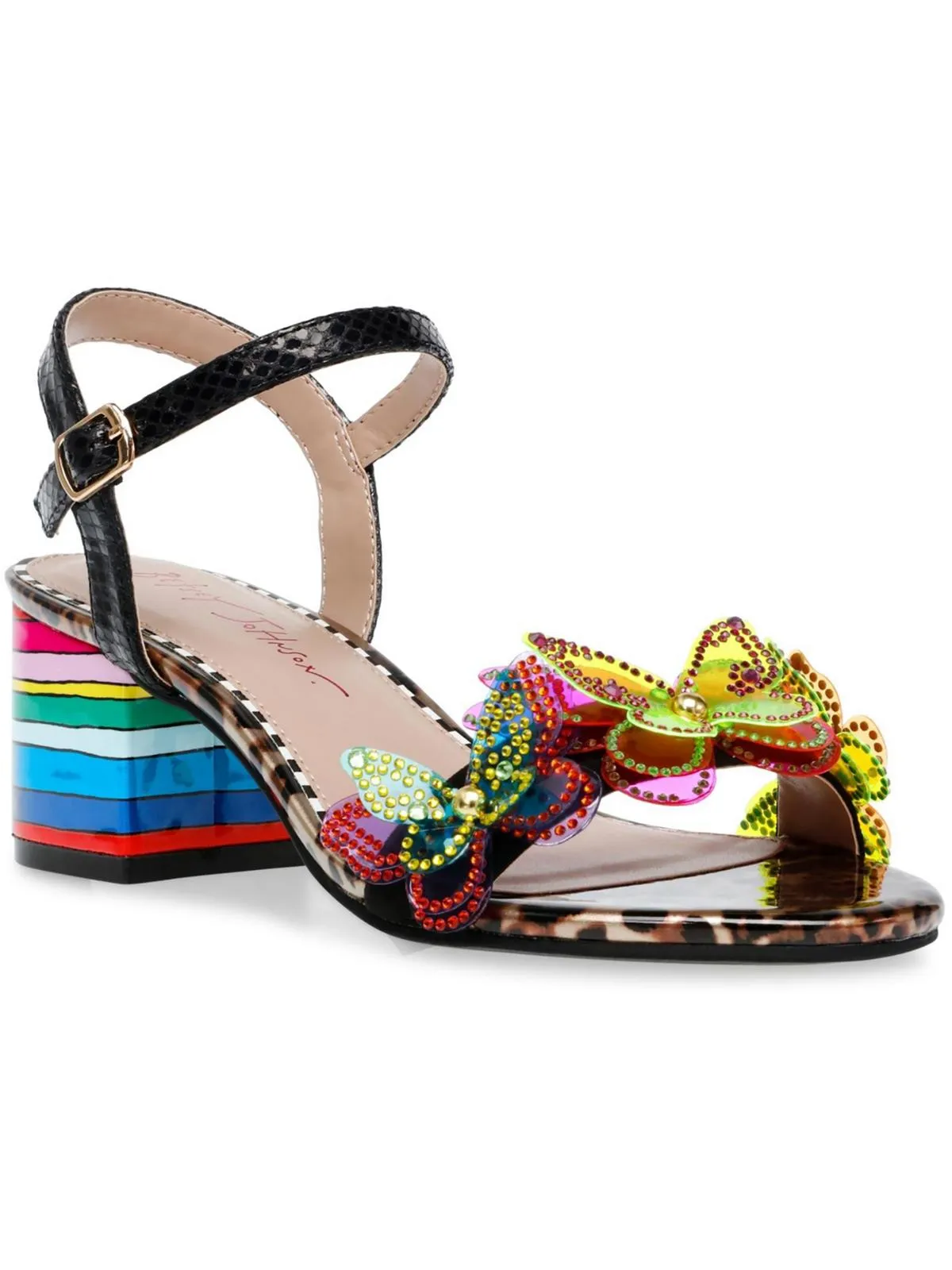 Guner Womens Ankle Strap Heels