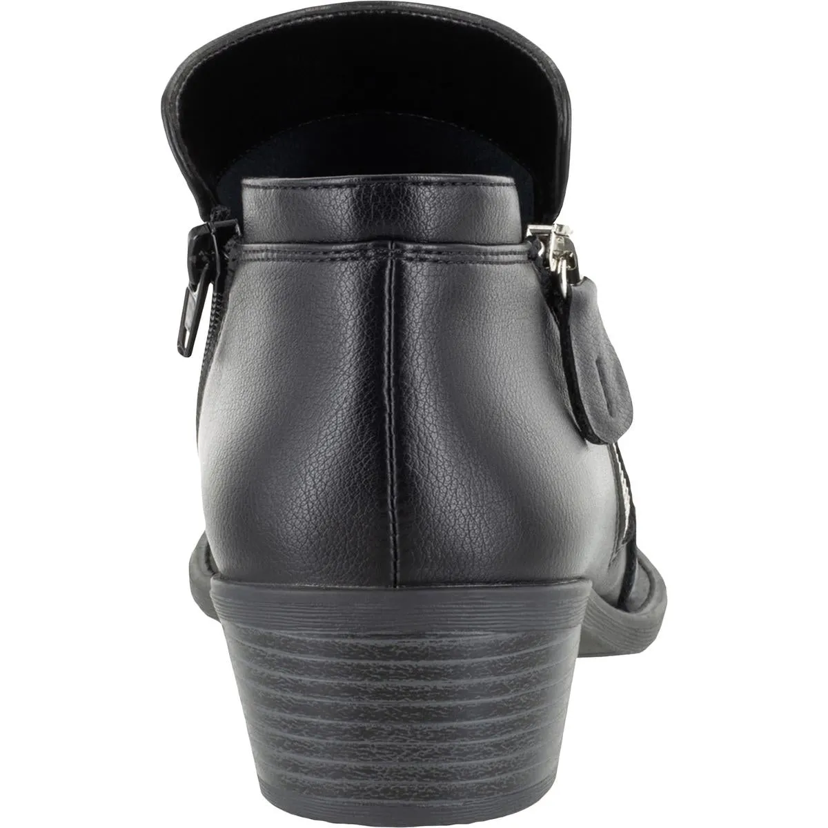 Gusto Womens Faux Leather Ankle Booties