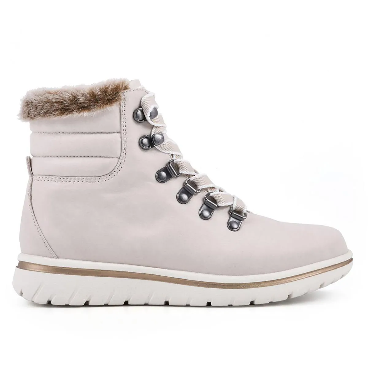 Hallett  Womens Lace-Up Winter & Snow Boots