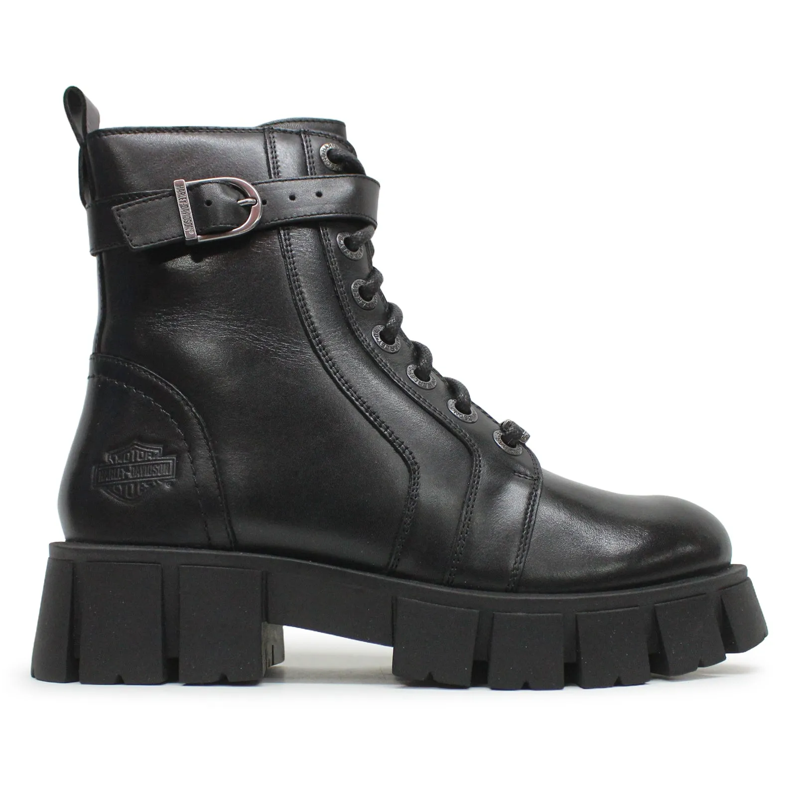 Harley Davidson UPLIFT BKLE Full Grain Leather Women's Ankle Boots