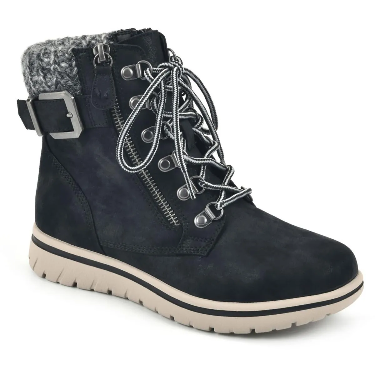 Hearty Womens Ankle Outdoors Combat & Lace-up Boots
