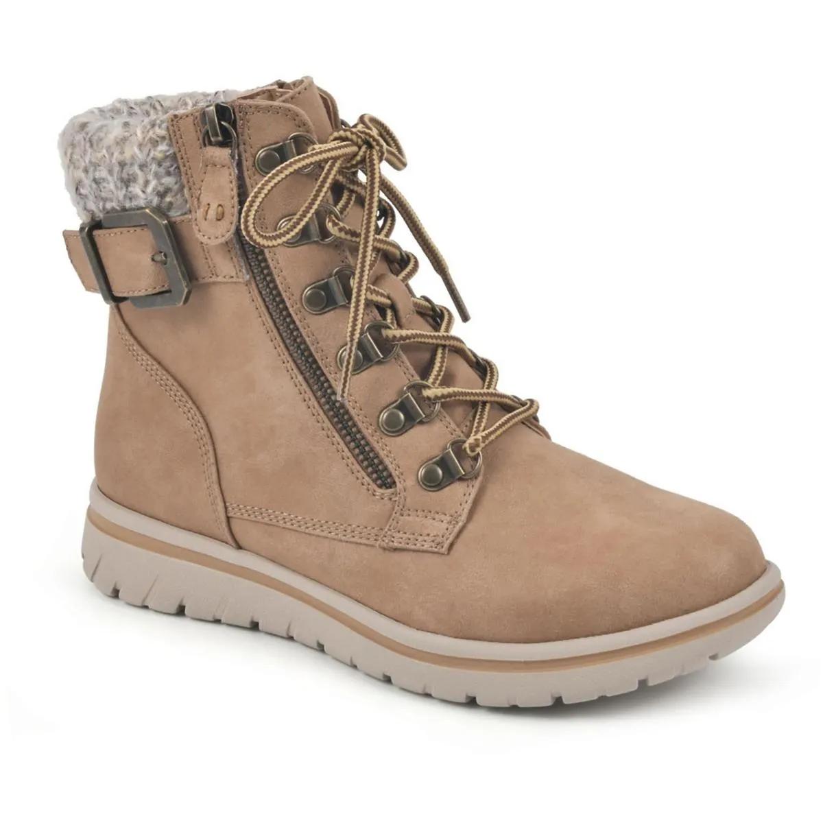 Hearty Womens Ankle Outdoors Combat & Lace-up Boots
