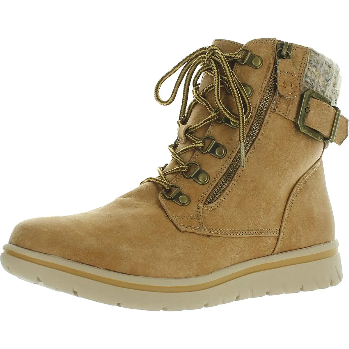 Hearty Womens Ankle Outdoors Combat & Lace-up Boots