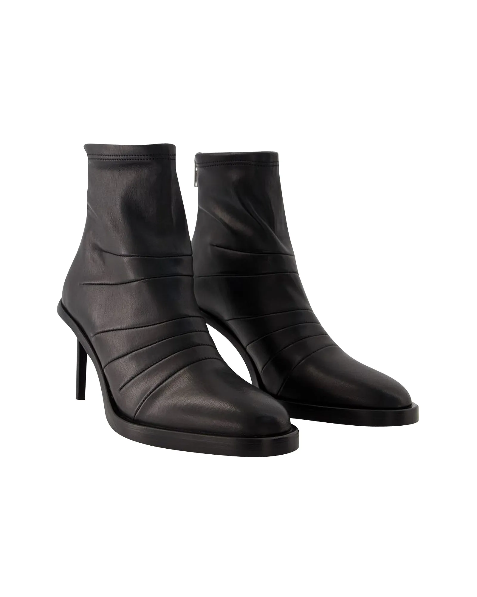 Hedy Ankle Boots - Ann Demeulemeester - Leather - Black