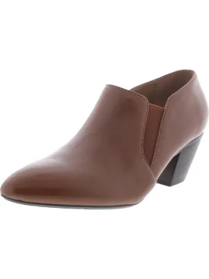 Helen Womens Leather Ankle Shooties