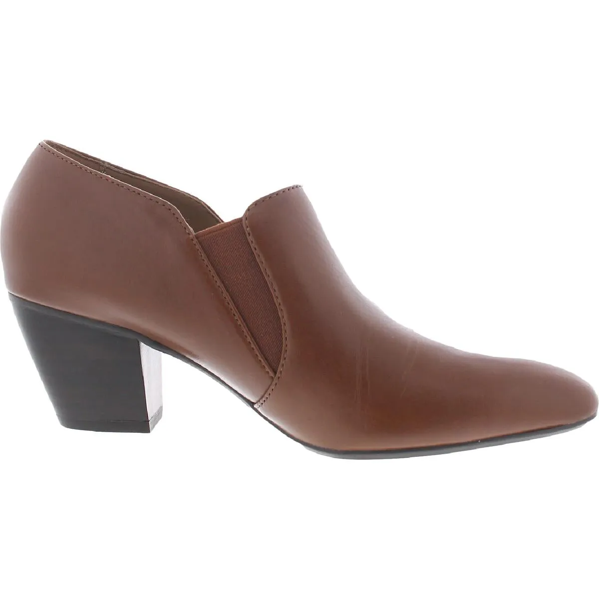 Helen Womens Leather Ankle Shooties