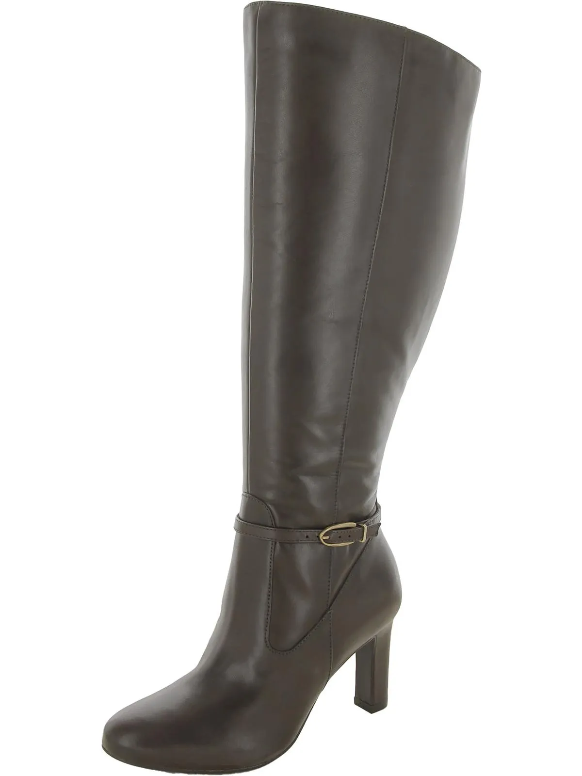 Henny Womens Leather Tall Knee-High Boots