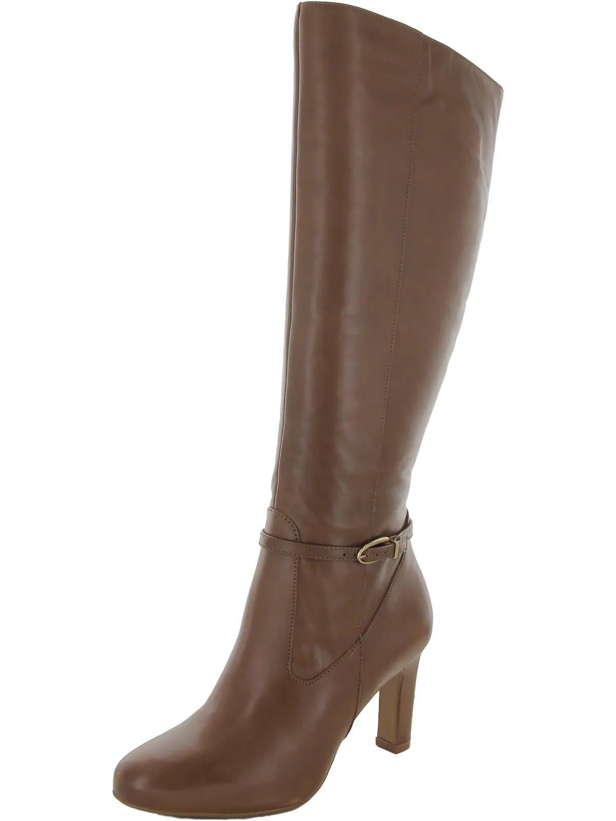 Henny Womens Leather Tall Knee-High Boots