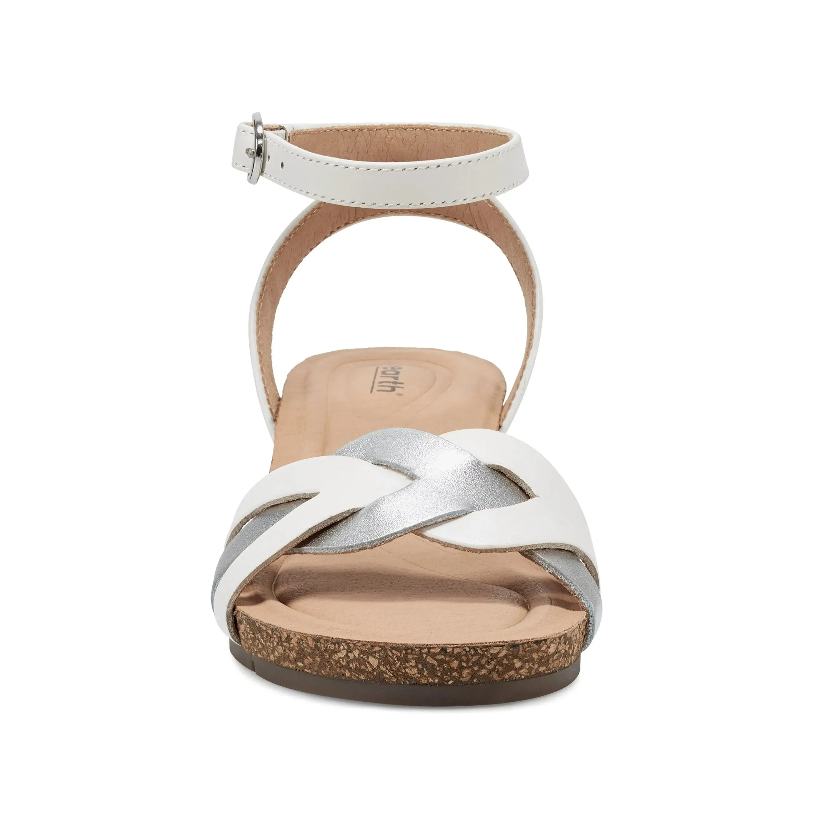 Herly Woven Strappy Stacked Heel Dress Sandals