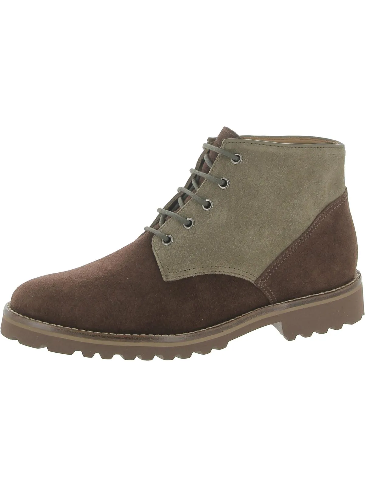 Highland Park Womens Suede Anke Chukka Boots