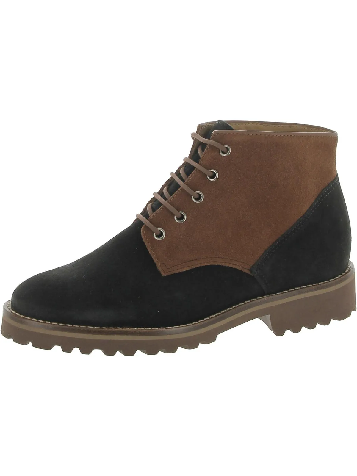 Highland Park Womens Suede Anke Chukka Boots