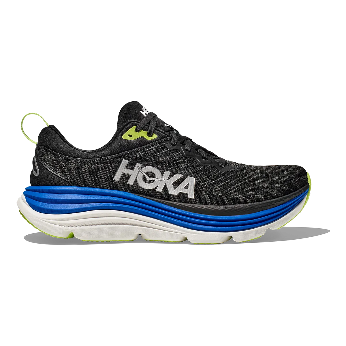 Hoka Gaviota 5 - Black - Electric Cobalt