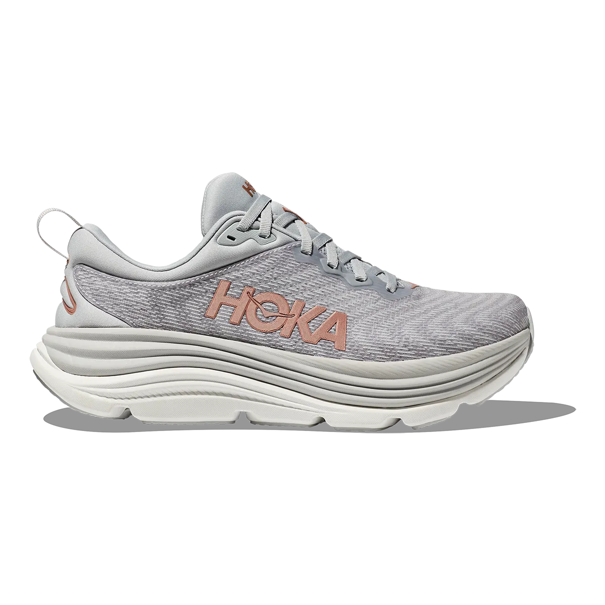 Hoka Gaviota 5 - Harbor Mist - Rose Gold