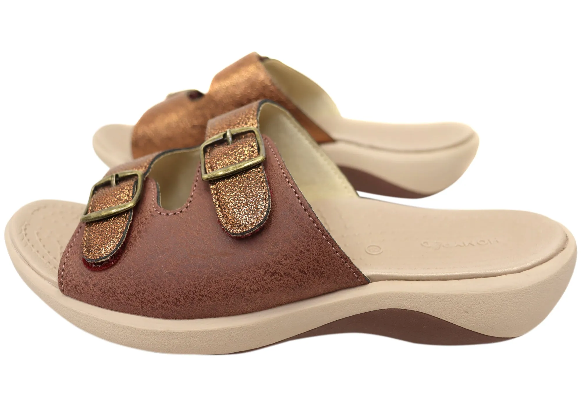 Homyped Womens Niche Comfortable Supportive Slides Sandals Homyped Shoes