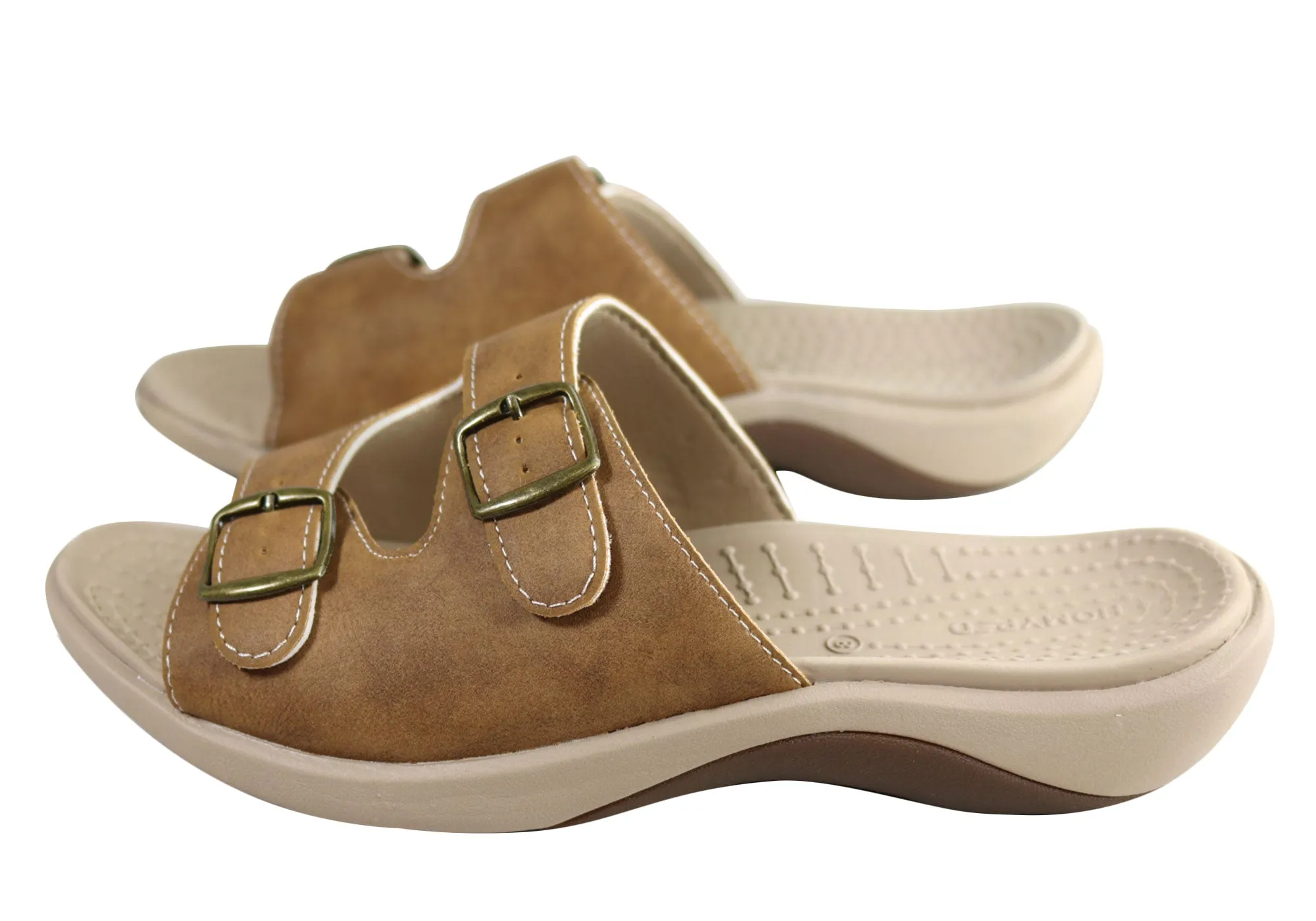 Homyped Womens Niche Comfortable Supportive Slides Sandals Homyped Shoes