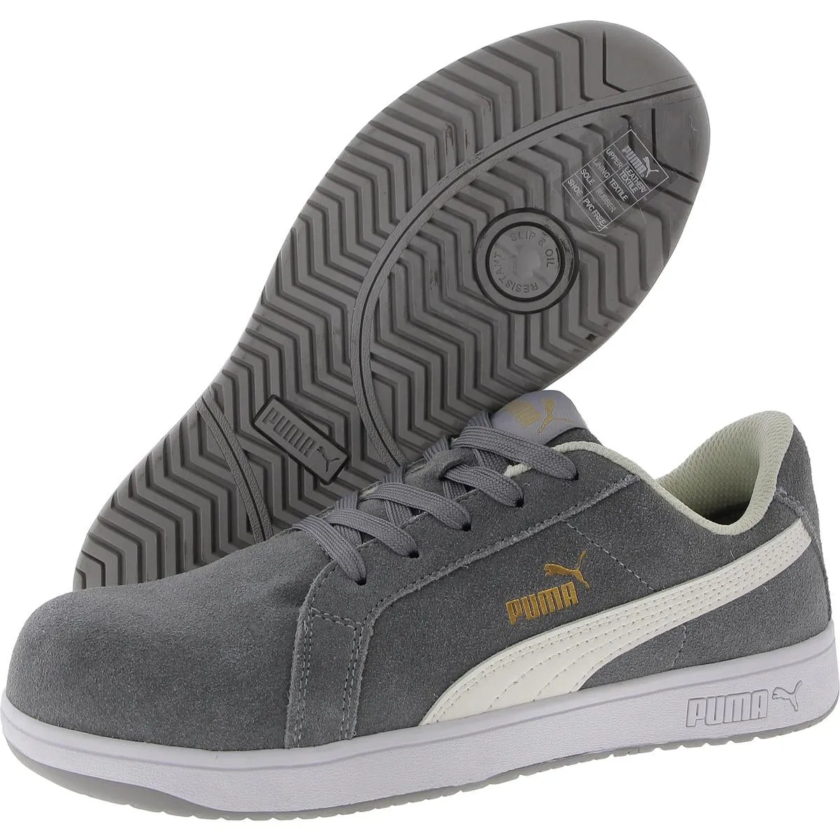 Iconic Womens Suede Toe Cap Work & Safety Shoes