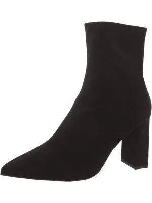 Iloise Womens Faux Suede Zip Up Ankle Boots