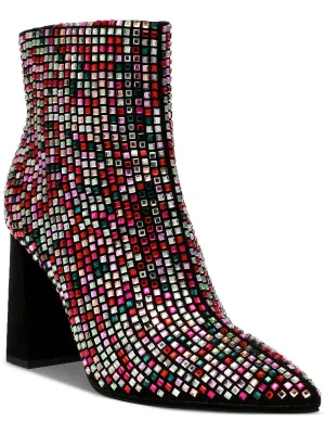Ingridd Womens Block Heel Dressy Ankle Boots