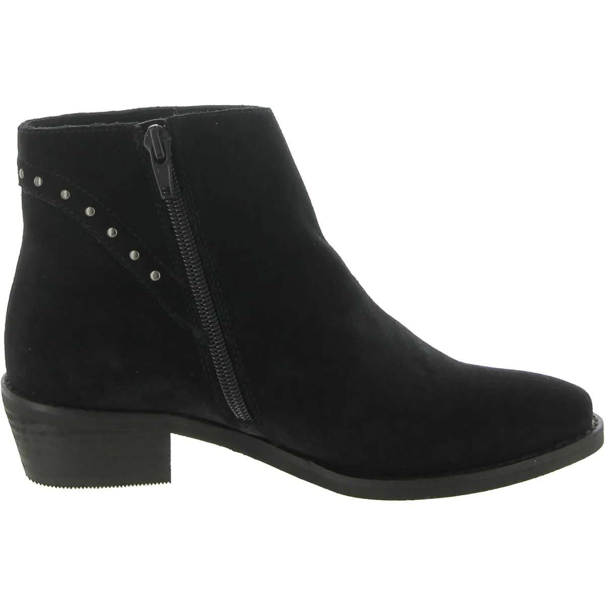 Irven Womens Suede Studded Ankle Boots