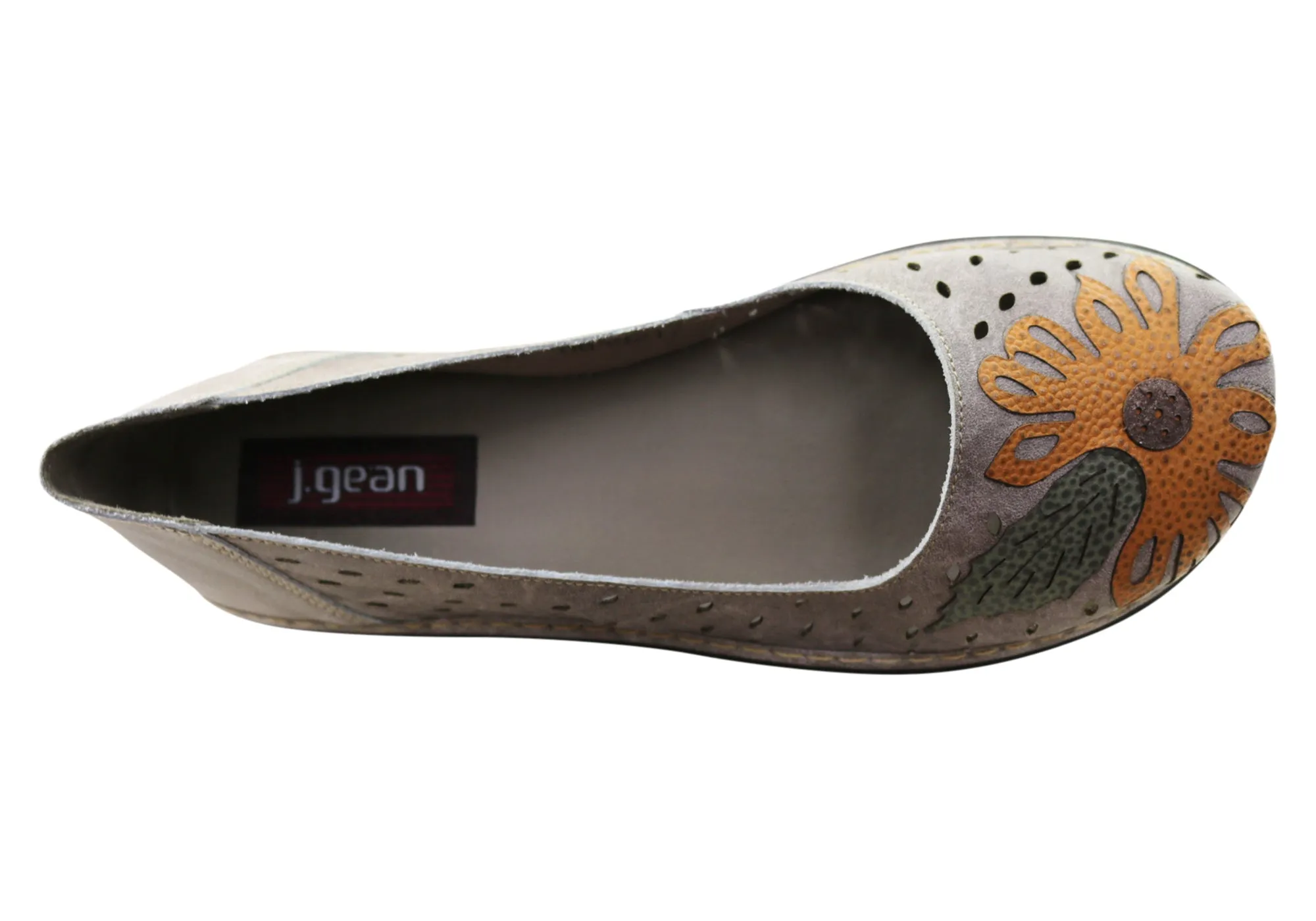 J Gean Leah Womens Comfortable Leather Shoes Made In Brazil J Gean Shoes