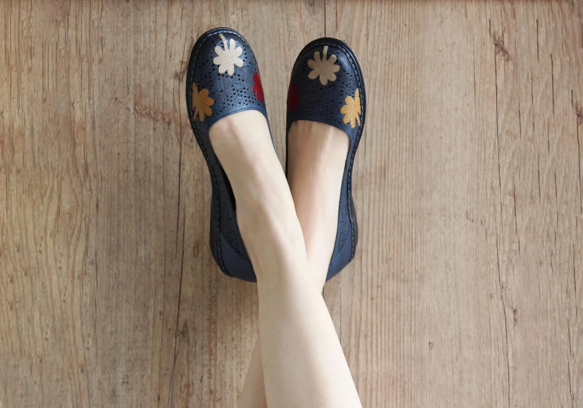 J Gean Poppy Womens Comfortable Leather Shoes Made In Brazil J Gean Shoes