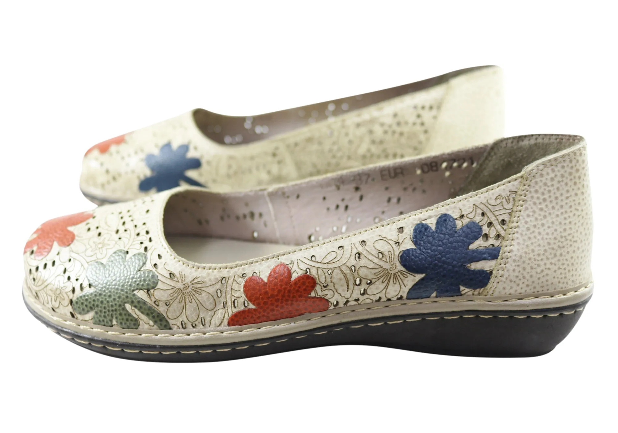 J Gean Poppy Womens Comfortable Leather Shoes Made In Brazil J Gean Shoes