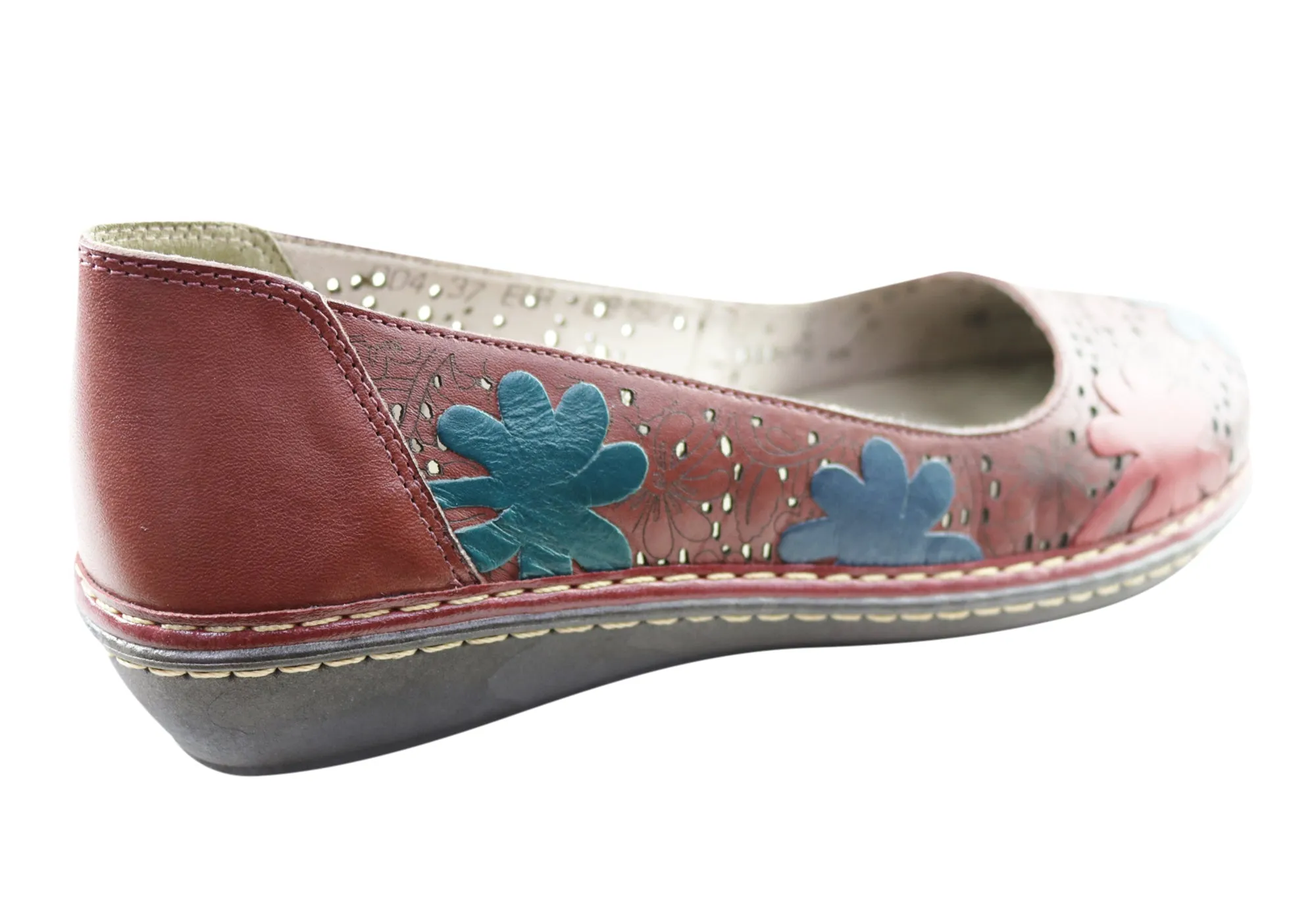 J Gean Poppy Womens Comfortable Leather Shoes Made In Brazil J Gean Shoes