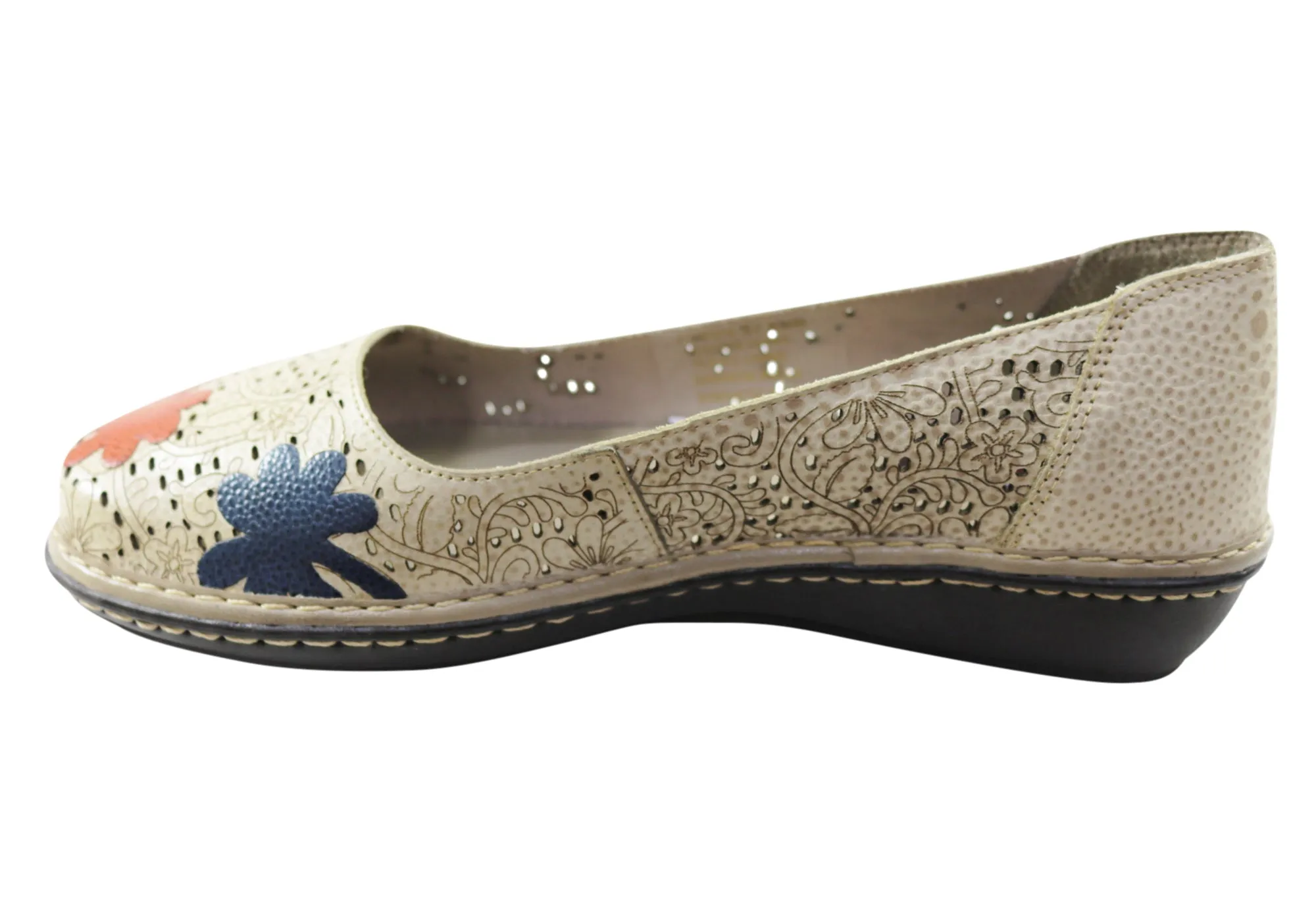 J Gean Poppy Womens Comfortable Leather Shoes Made In Brazil J Gean Shoes